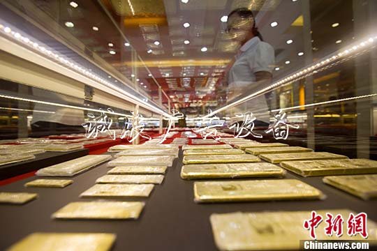 中国黄金产量连宣传栏续13年居世界第一