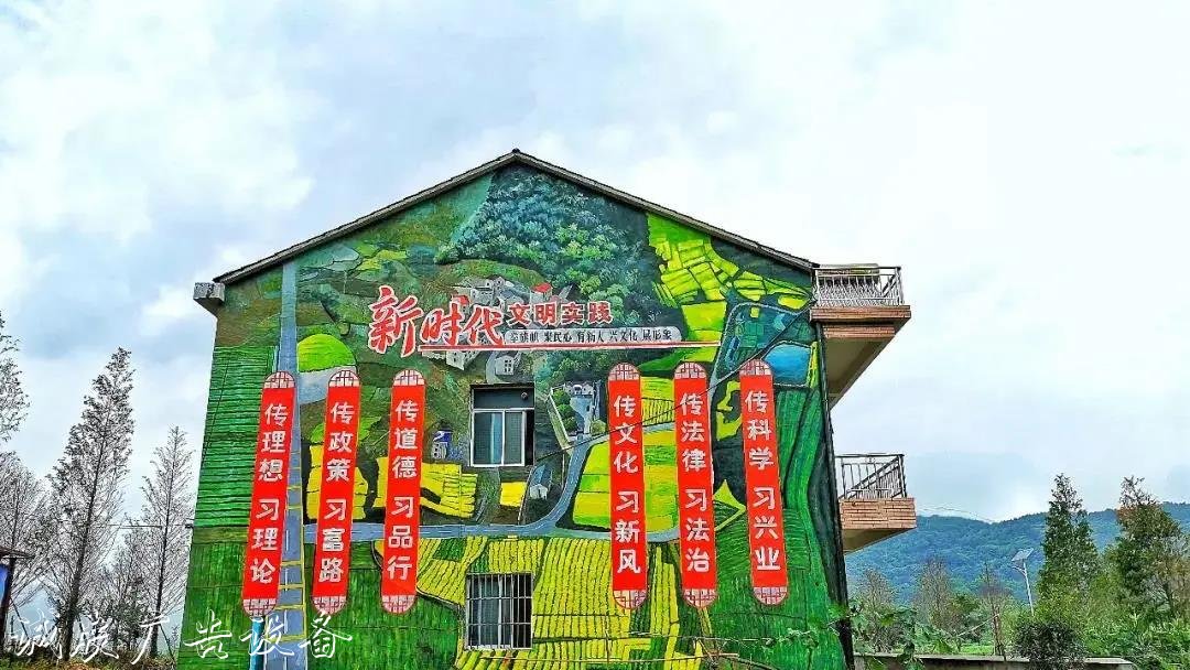 湖北鄂州：特色文化打社区宣传栏造“精品村” 绘就美丽乡