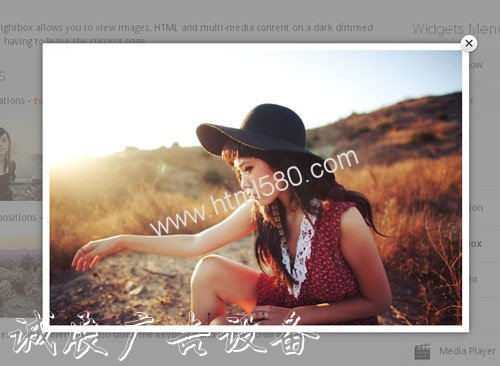 免费jQuery响应式的灯箱插件11.responsive jquery lightbox plugins